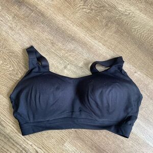 Syrokan Women's High Impact Black Underwired Sports Bra Size 38DD